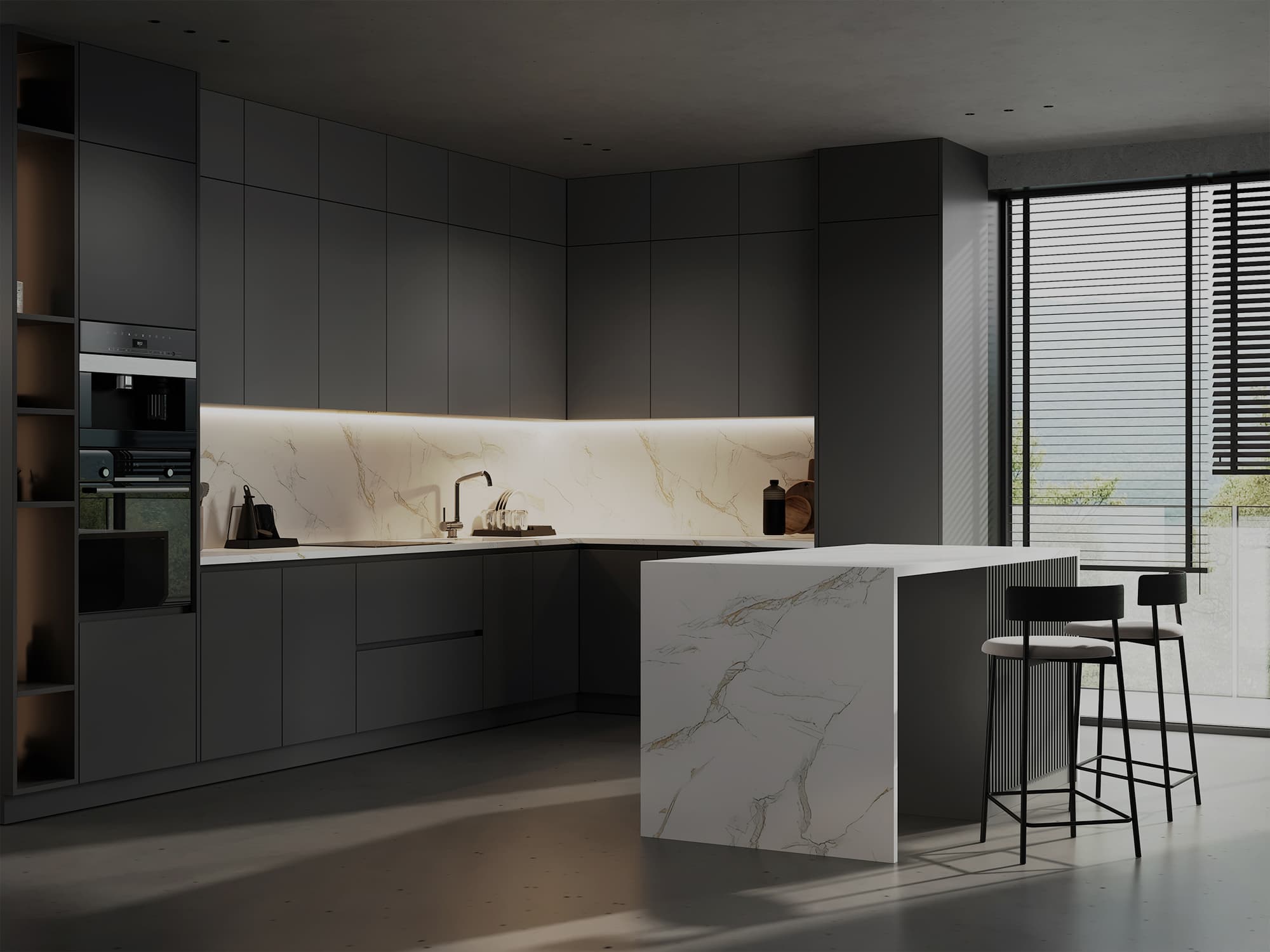 Modern kitchen furniture